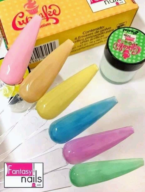 COLECCION ACRILICOS CUPCAKE FANTASY NAILS